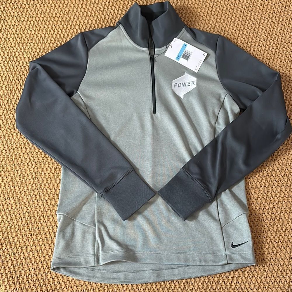 NWT Nike Two-Tone Gray Performance Pullover